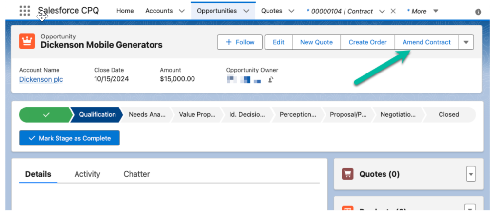 How to Handle Amendments in Salesforce CPQ 3 How to Handle Amendments in Salesforce CPQ 2